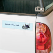 Guineas Drie Bumpersticker (Op Truck)