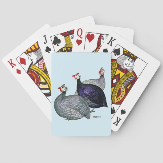 Guineas Drie Speelkaarten (Achterkant)