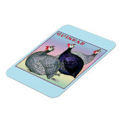 Guineas Three Fowl Magneet (Linkerzijde)