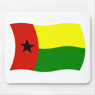 Guinee-Bissau Flag Mousepad Muismat