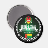 Guinee-Bissau Magneet (Voorkant / Achterkant)