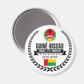 Guinee-Bissau Magneet (Voorkant / Achterkant)