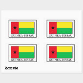 Guinee-Bissau Rechthoekige Sticker (Vel)