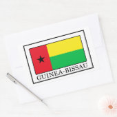 Guinee-Bissau Rechthoekige Sticker (Envelop)