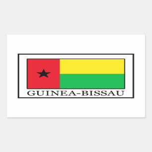 Guinee-Bissau Rechthoekige Sticker