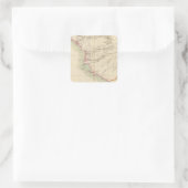 Guinee-Bissau, Sierra Leone, Afrika Vierkante Sticker (Tas)