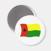 Guinee-Bissau-vlag Magnet Magneet (Voorkant / Achterkant)
