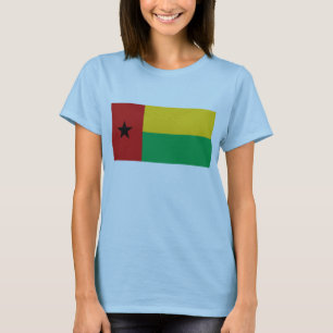 Guinee-Bissau vlag x kaart T-Shirt