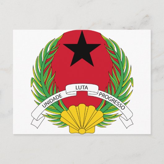 Guinee-Bissau wapenstilstand Briefkaart (Voorkant)