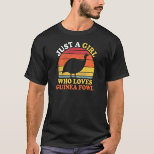 Guinee-Bissause Vintage gewoon een meisje dat van T-shirt