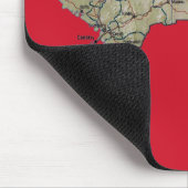 Guinee-Conakry Map Mousepad Muismat (Hoek)