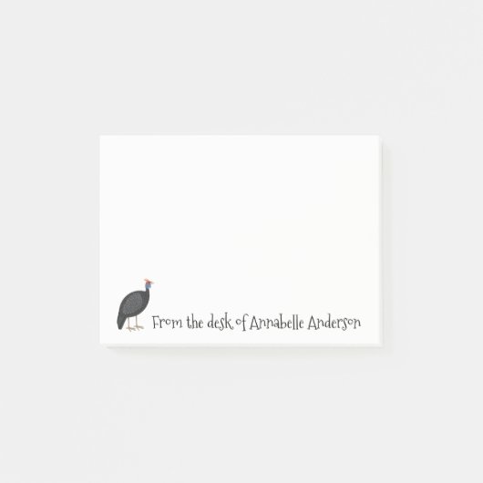 Guinee Fowl Aanpassen Post-it Notes (Voorkant)