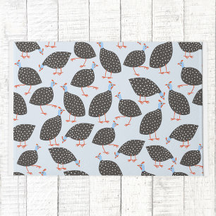 Guinee-Fowl Cute Bird Pattern Deurmat