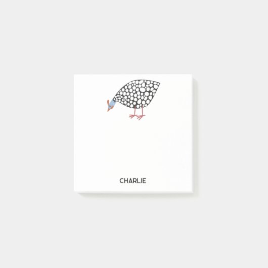 Guinee Fowl Fun gepersonaliseerd Post-it® Notes (Voorkant)