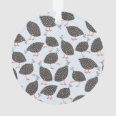 Guinee Fowl Ornament (achterkant)