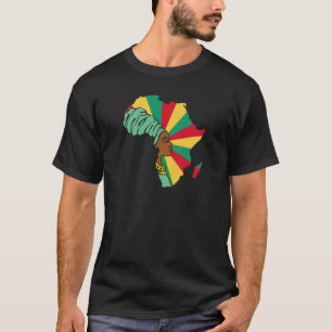 Guinee-Guinese vlag Afrika kaart het etnische erfg T-shirt