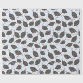 Guinee Hens Bird Pattern Cadeaupapier (Vlak)
