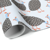 Guinee Hens Bird Pattern Cadeaupapier (Rol Hoek)