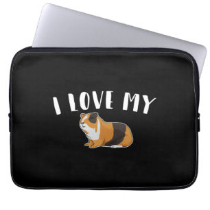 Guinee - Ik hou van mijn Guinee-Varken Laptop Sleeve