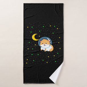 Guinee in de ruimte Cute Astronomy Guinee Pig Badhanddoek