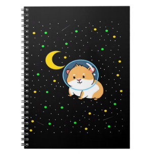 Guinee in de ruimte   Cute Astronomy Guinee Pig Notitieboek