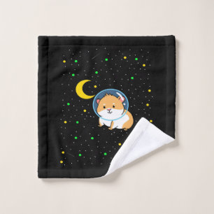 Guinee in de ruimte Cute Astronomy Guinee Pig Washandje