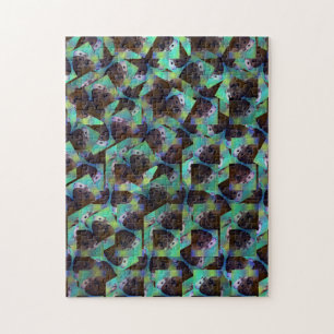 Guinee Pig Abstracte Kunst, puzzel