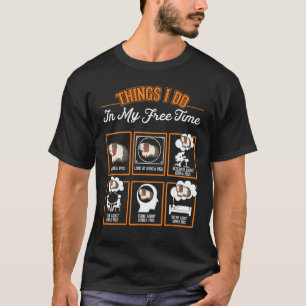 Guinee Pig dingen die ik doe in mijn vrije tijd T-shirt