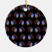 Guinee Pig, Drink patroon, Keramisch Ornament (Voorkant)