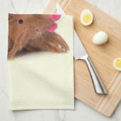 Guinee Pig | Funny Curly Guinee Pig Lover Gifts Theedoek (Quarter Fold)