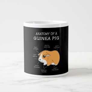 Guinee Pig Gift Anatomie van een cavia Extra Grote Beker