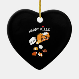 Guinee Pig Gift   Happy Pills Guinea Pig Keramisch Ornament