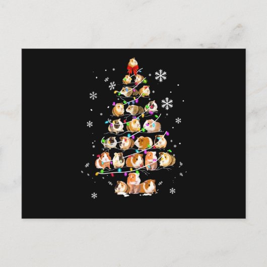 Guinee Pig Gift | Kerst-pastei Briefkaart (Voorkant)