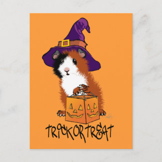 Guinee Pig Halloween Briefkaart