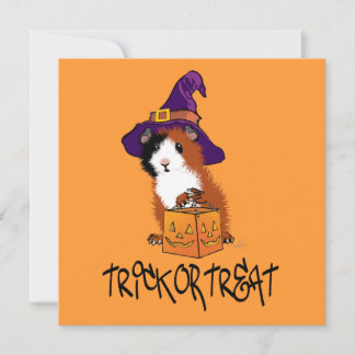 Guinee Pig Halloween Kaart