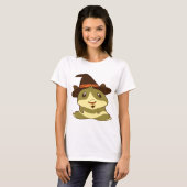 Guinee Pig Halloween Witch T-shirt (Voorkant volledig)