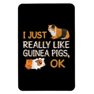 Guinee Pig ik hou echt van Guinee Pigs OK Magneet