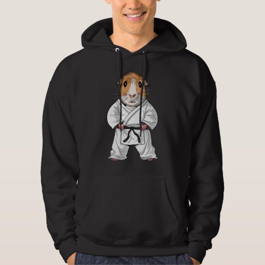 Guinee Pig Karate Hoodie (Voorkant)