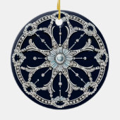 Guinee Pig Kerst Ornament Naam Gepersonaliseerd (Achterkant)