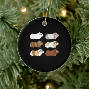Guinee Pig Love Guinea Pig Wheek Wheek Feed Me Keramisch Ornament