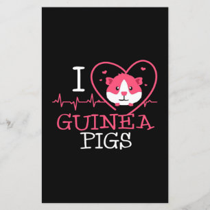 Guinee Pig Love Rodent Heartbeat Guinee Pig