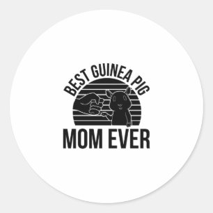 Guinee Pig Lover Ronde Sticker