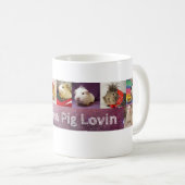 Guinée Pig Lovin Multi-photo Coffee Mug  (Devant droit)