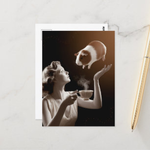 Guinee Pig Magick Briefkaart