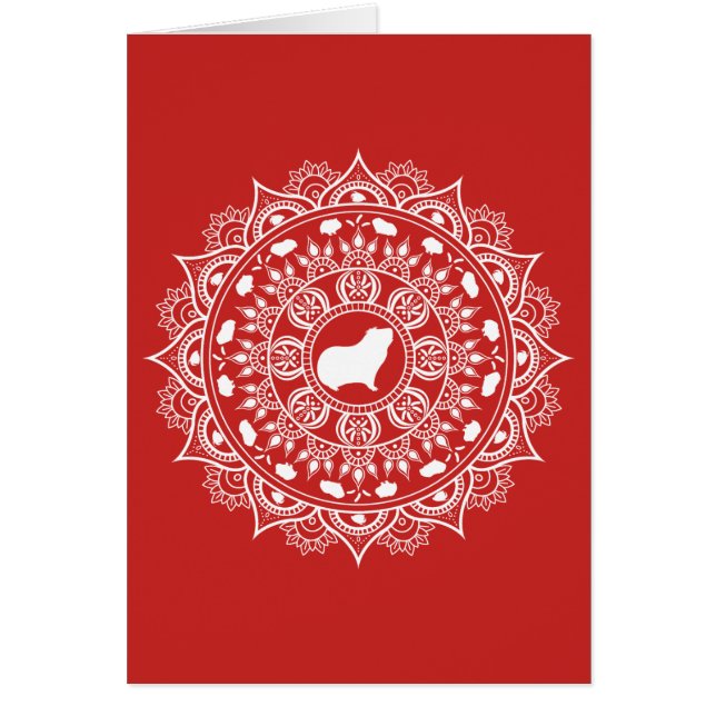Guinee-Pig Mandala Art (Voorkant)