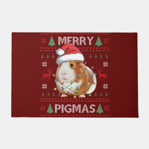 Guinee Pig Oegly met kerst Merry Pigmas Deurmat