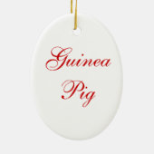 Guinee Pig Ornament (Achterkant)