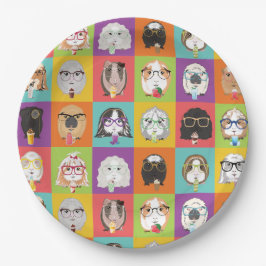 Guinee Pig Party Papier Borden Papieren Bordje