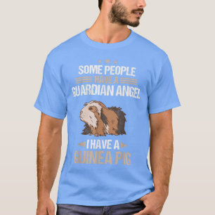 Guinee Pig Pet Peruvian Sheba guardian angel T-Shi T-shirt