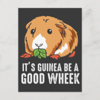 "Guinee Pig Pun Funny Pet Rodent Cavy"